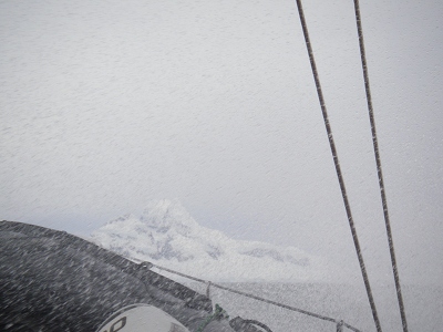 Schnee und Klte in der Bismarckstrae