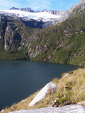 Der Gletschersee des nordstlichen Gletschers (oberhalb des Meeresspiegels)