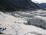 Blick vom Gletscherfu auf die Gletscherbucht